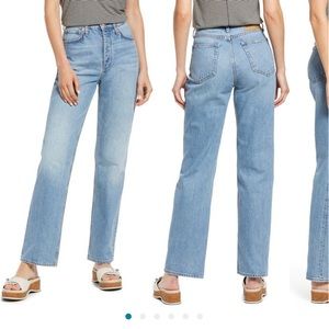 Rag & Bone Alex high waist straight leg jeans. NWT. Size 26.
